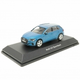   Audi A3 Sportback, Atoll blue, Scale 1:43 5011903031