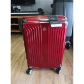     Mercedes-Benz Suitcase, Lite Cube, Spinner 55, Hyacinth Red, by Samsonite