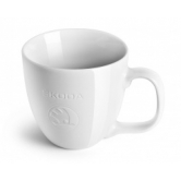  Skoda Porclain Mug Logo White 51348