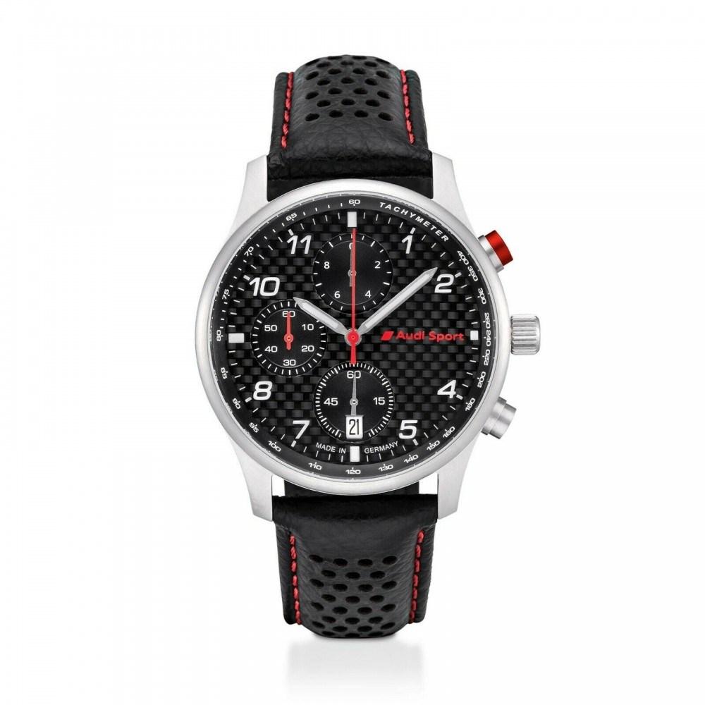 Мужские наручные часы хронограф Audi Sport Chronograph Carbon 3101900500