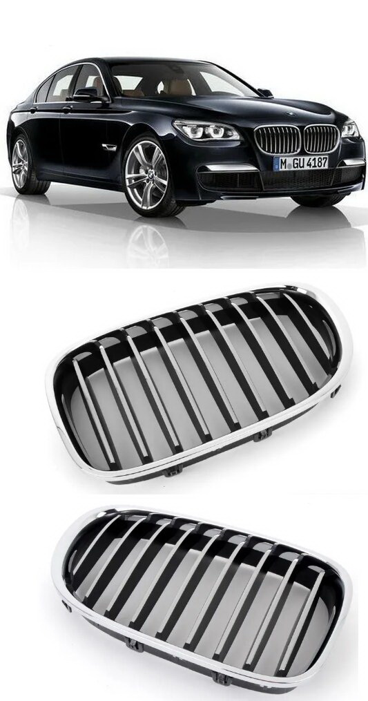 Оригинальные решетки радиатора для BMW F01/F02 7-серия 51117295297+298