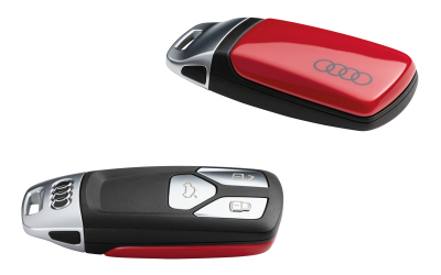 Пластиковая крышка для ключа Audi Key Cover, Chrome, Tango Red Metallic 8W0071208BY3U