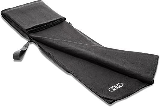 AUDI 2in1 флисовое одеяло подушка черный логотип 3292200300