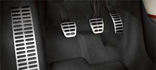 Комплект накладок на педали для Audi A1 с АКПП 8X1064205B