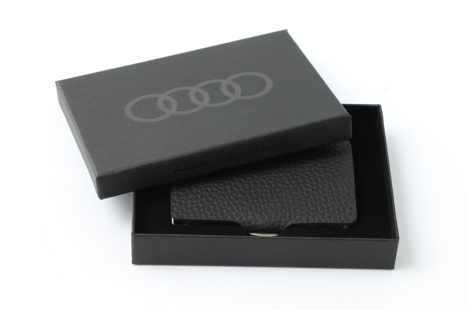Кошелек Audi I-CLIP the wallet, black/silver 3152000700