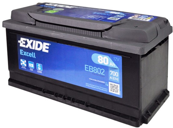 Аккумулятор Ауди  80AH/700A EB802  EXIDE