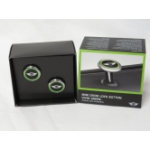 ����� �� ���� ������� ������ MINI Door Lock Button Vivid Green 82292358508
