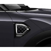 Zierblendenset mit Pad, CHECKERED B/G 51132413355