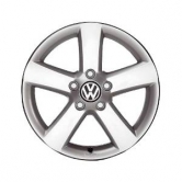 ���� ������������� Polo Sima 6 J x 15SDSq, ET 40, LK 100/5. Colour: Brilliant silver   VAG 6r0071495a8z8