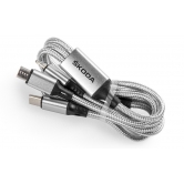 ������ ��� ������� ��� � ����� Skoda Charging Cable 3 in1 USB-C 000051445L