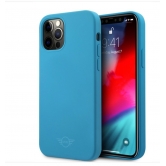 ����� MINI ��� iPhone 12 Pro LIQUID SILICONE TONE ON TONE LOGO � BLUE J5200000412