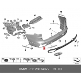 �������� ������� ������� ������ BMW X7 G07 51128074022