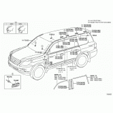 ������� �������� ������ ������ Lexus LX 570 75533-60082
