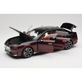 BMW I7 (7er) Black/Red Minichamps 1:18 1