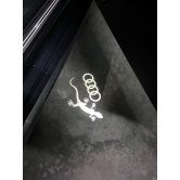 Светодиодная подсветка в двери с "кольца с геккончиком" 4G0052133K
